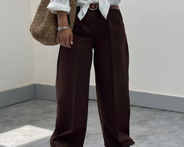 تصویر 1 از شلوار مازراتی زنانه قهوه ای حس اصالت ماندگار